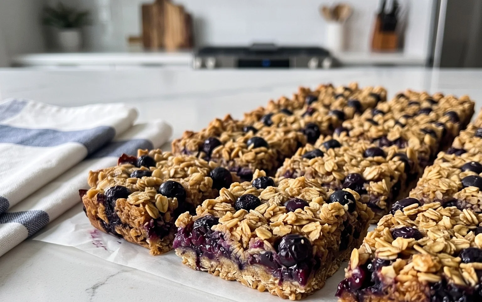 Blueberry Oatmeal Bars