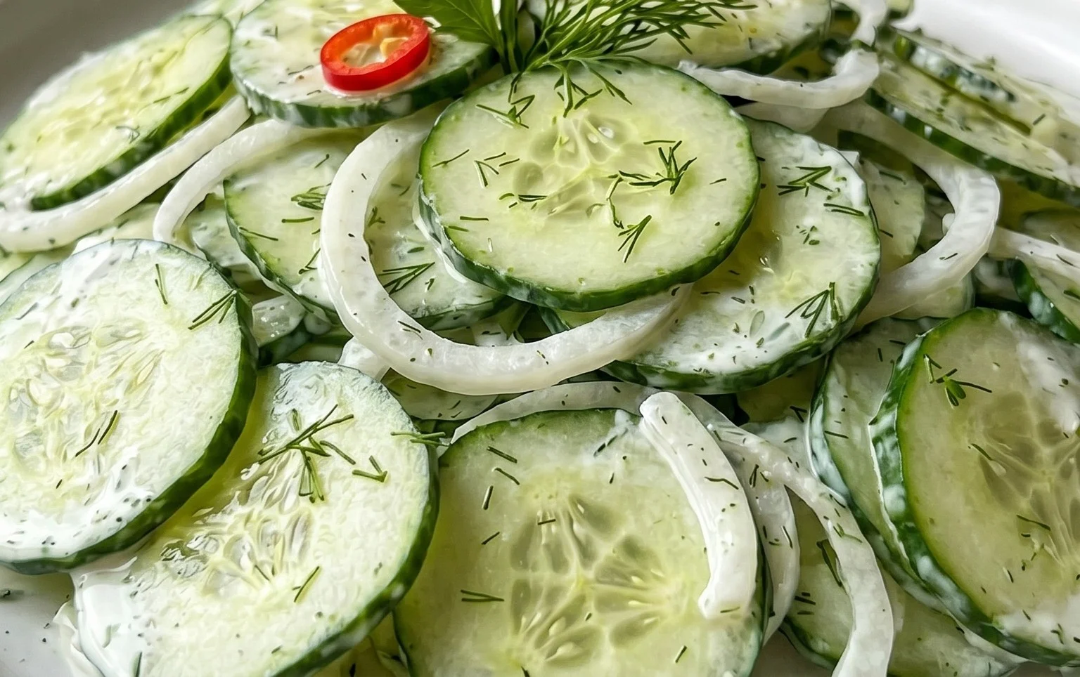 Polish Cucumber Salad