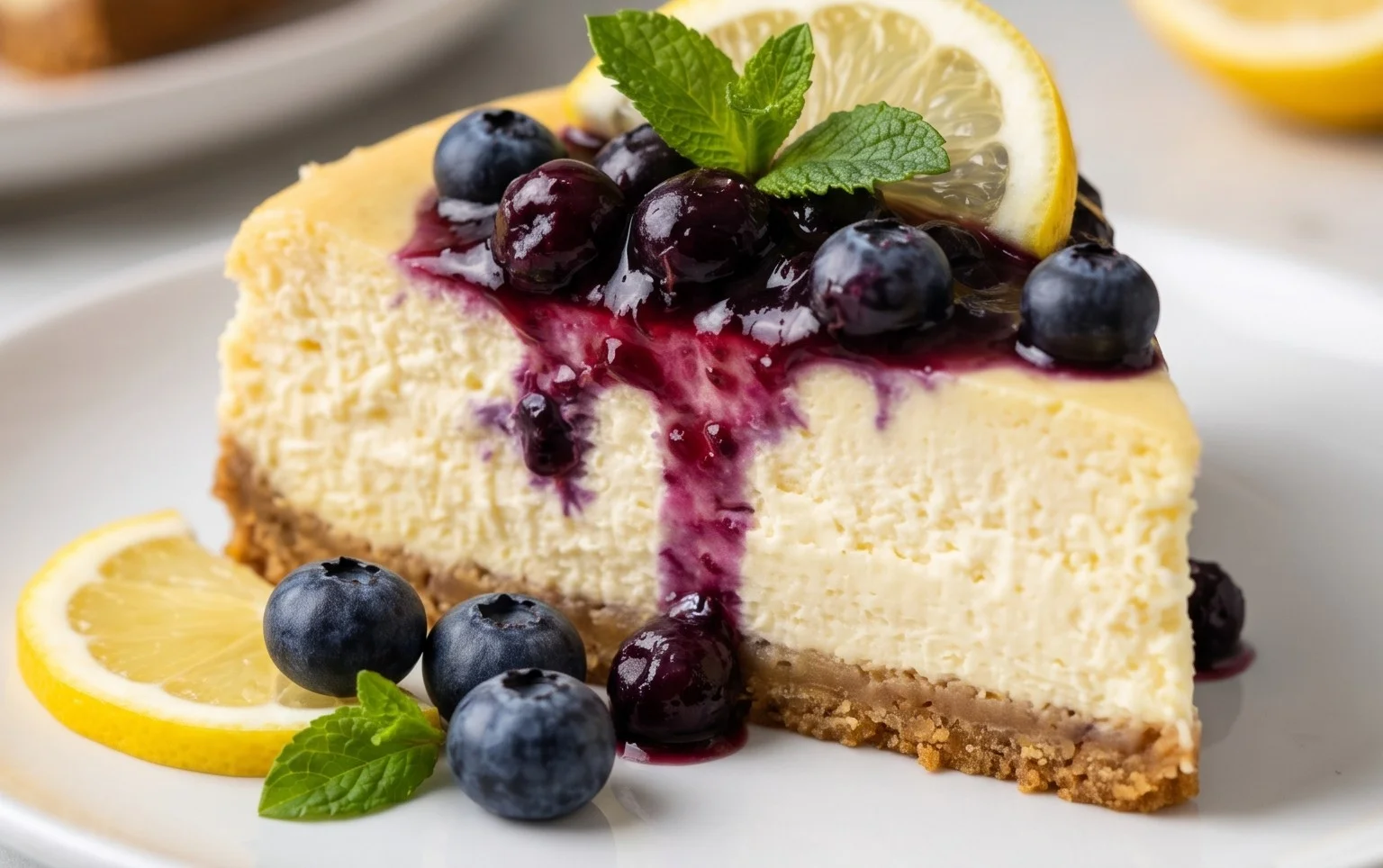 Lemon Blueberry Cheesecake