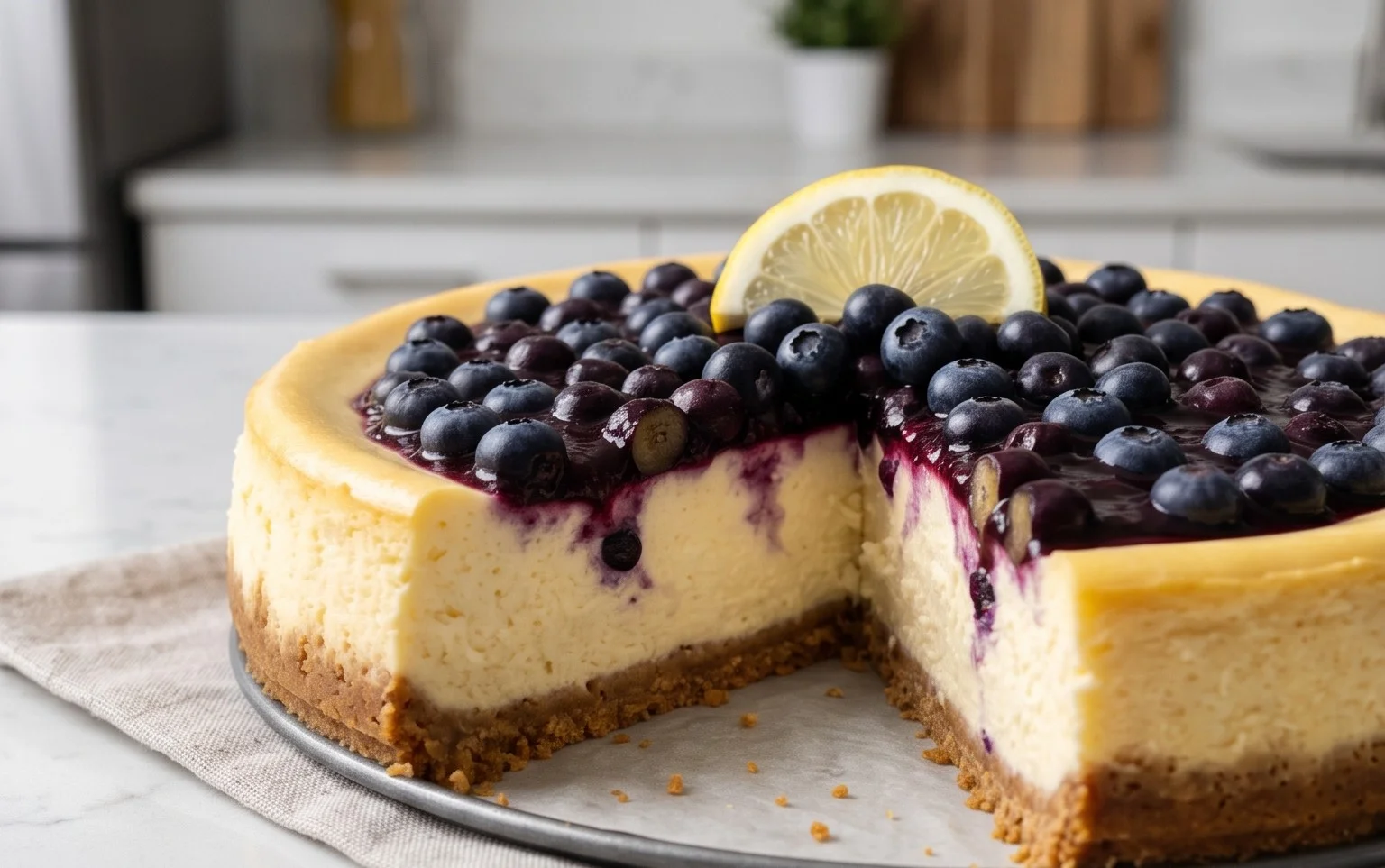 Lemon Blueberry Cheesecake