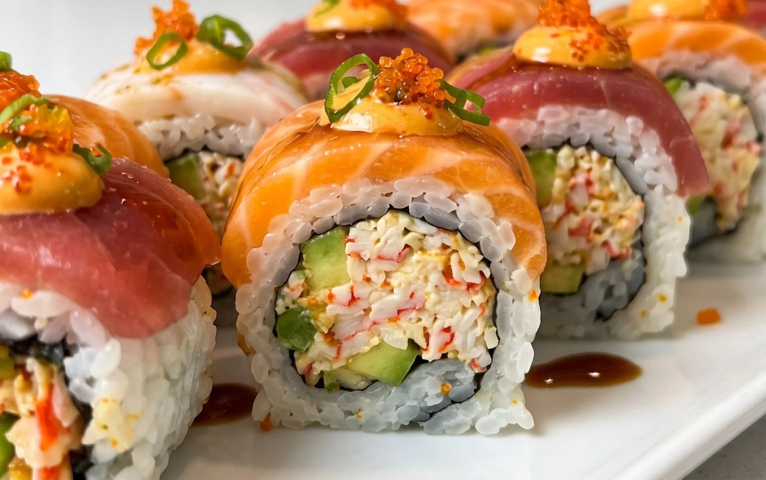 Kani Sushi (Spicy Crab Roll)