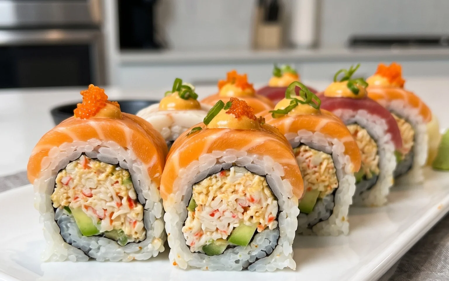 Kani Sushi (Spicy Crab Roll)