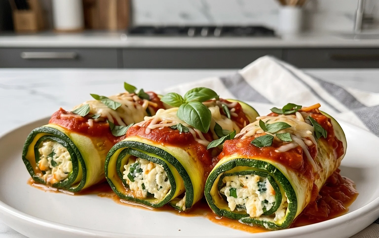 Vegan Zucchini Rollatini