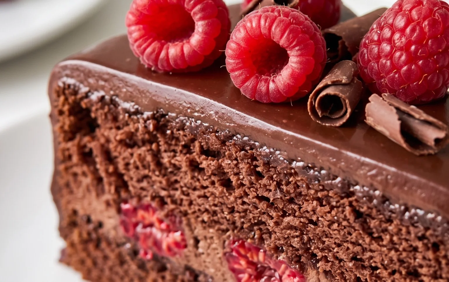 Chocolate Raspberry Cake