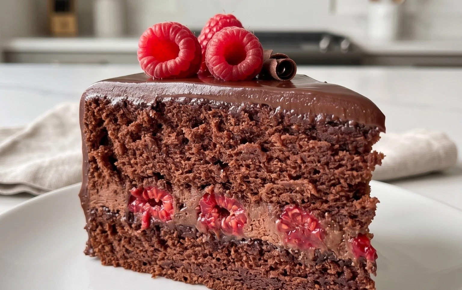 Chocolate Raspberry Cake