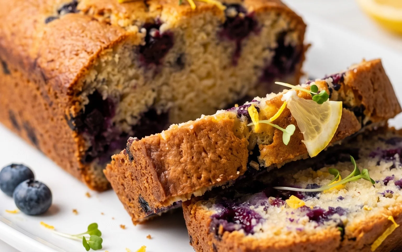 Blueberry and Lemon Loaf