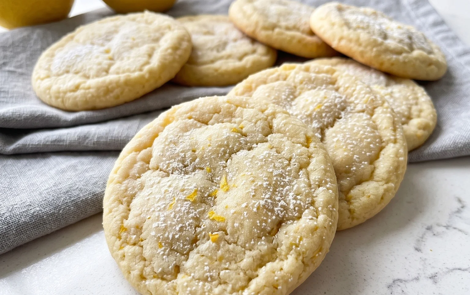 Soft & Chewy Lemon Cookies
