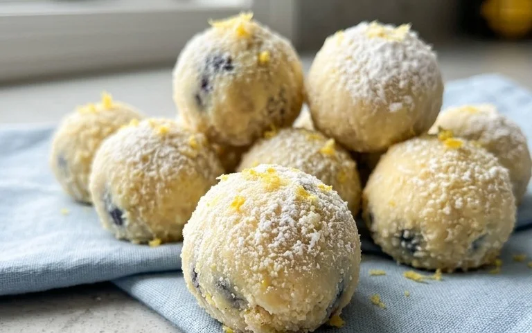 LEMON BLUEBERRY TRUFFLES
