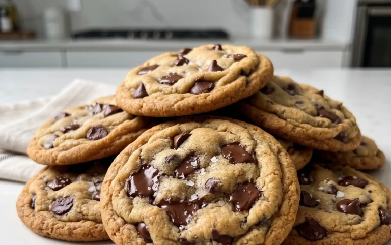 Crispy and Chewy Chocolate Chip Cookies
