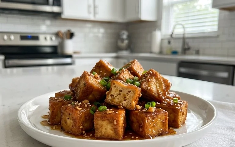 Honey Garlic Tofu