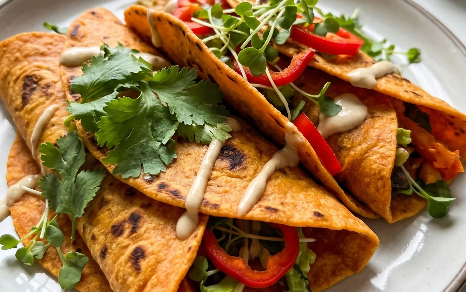 Sweet Potato Tortillas (Gluten-Free Vegan Wraps)
