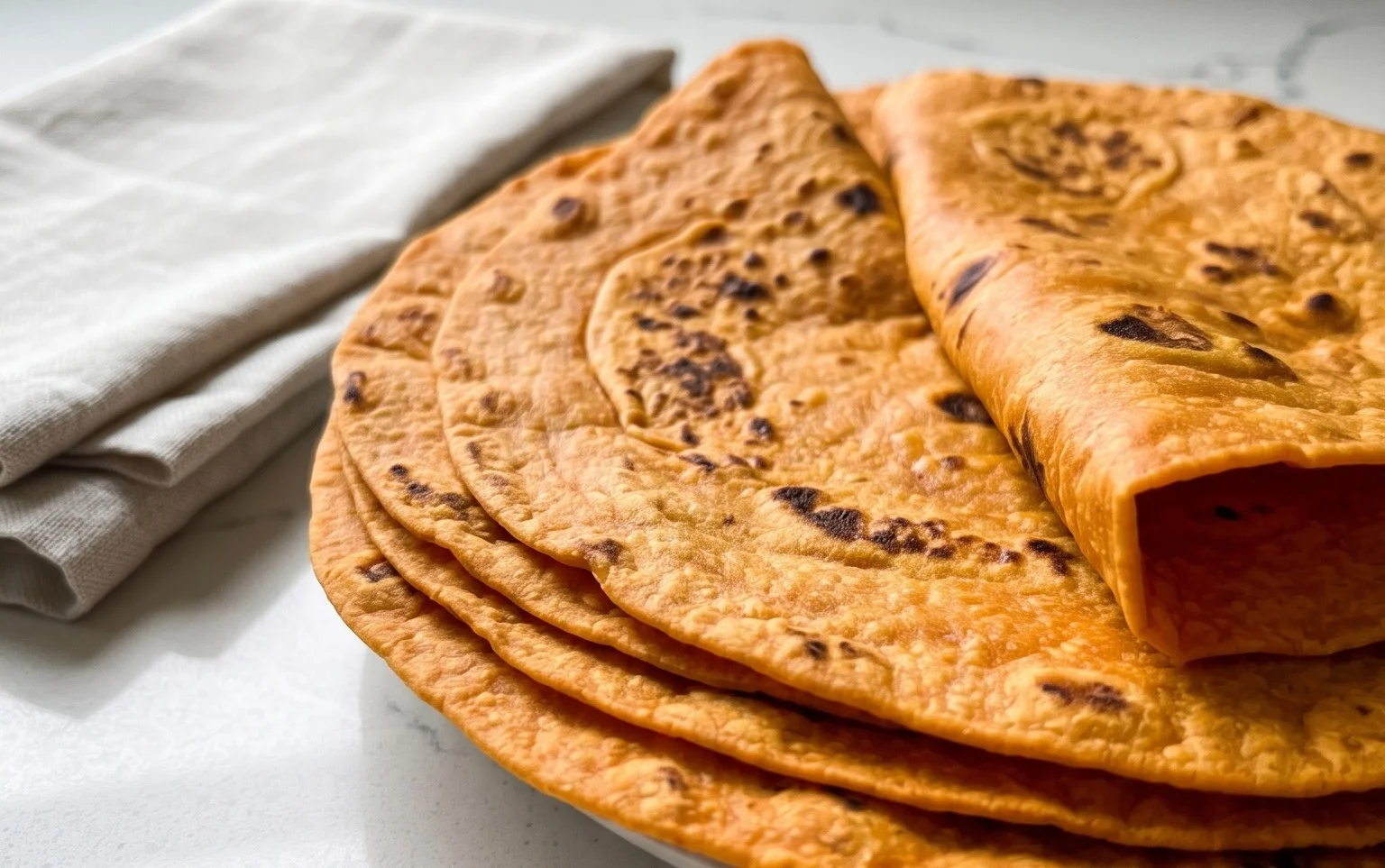 Sweet Potato Tortillas (Gluten-Free Vegan Wraps)
