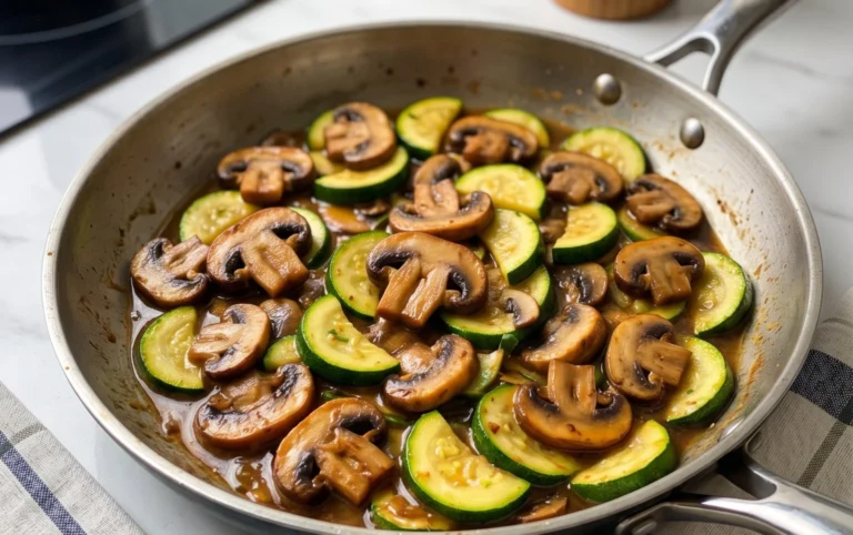Skillet Zucchini and Mushrooms
