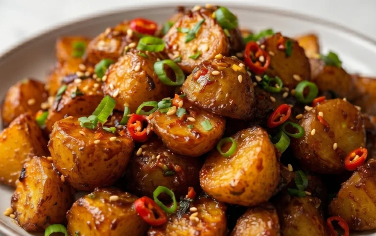 Crispy Honey Chilli Potatoes