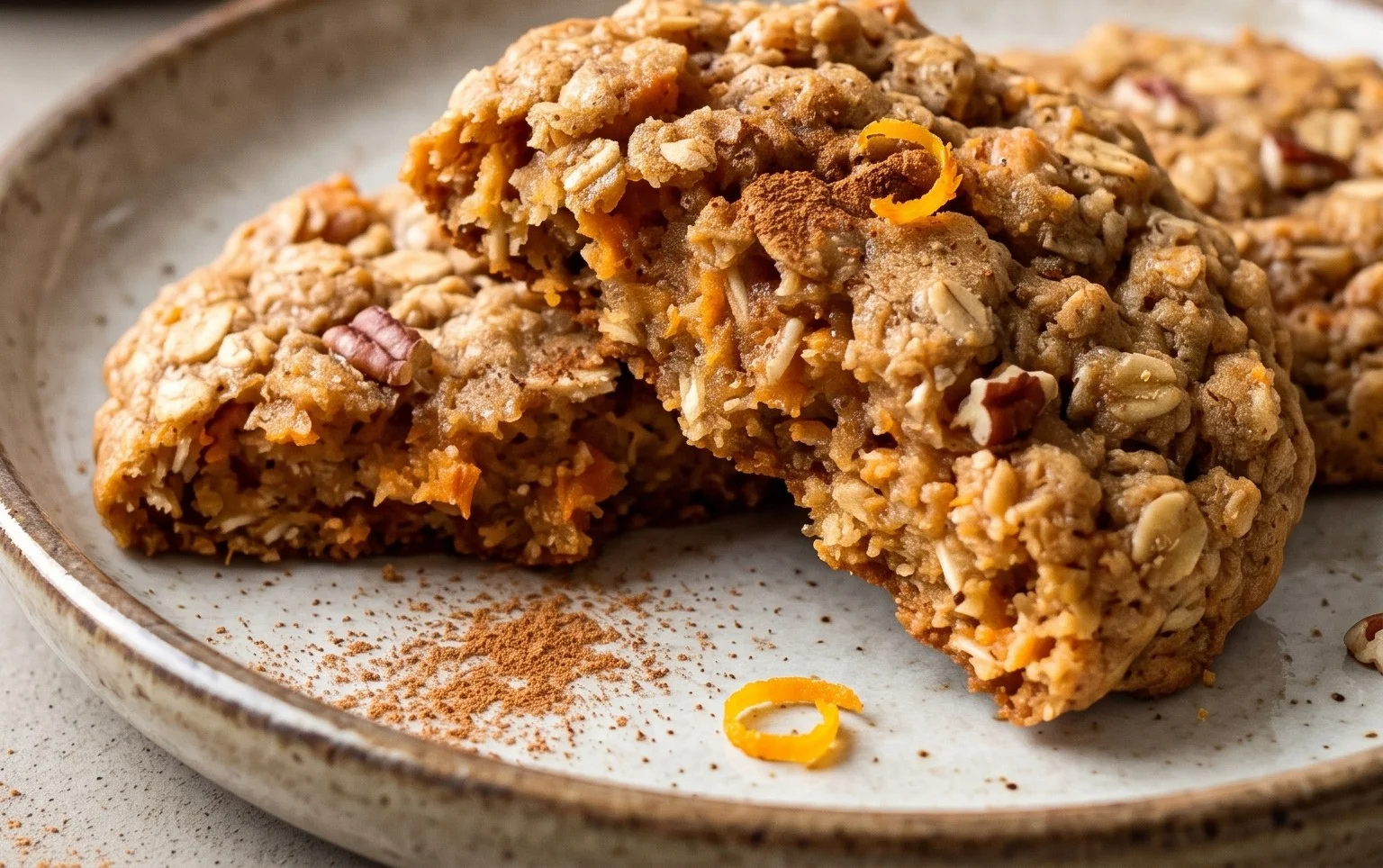 Sweet Potato Oatmeal Cookies