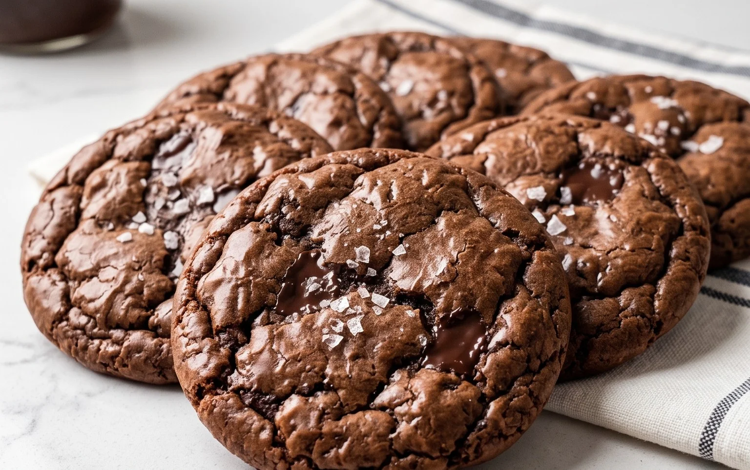 Salted Brownie Cookies