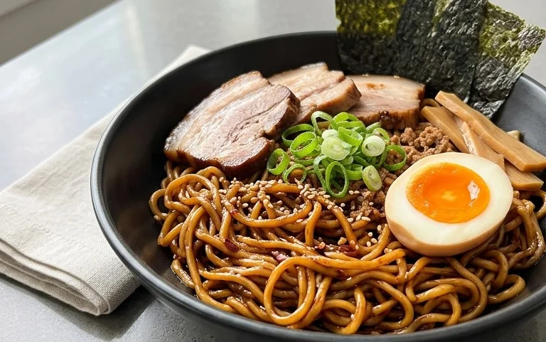 Easy Saucy Ramen Noodles