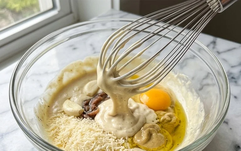 Caesar Salad Dressing (Classic, Creamy & 5 Minutes) 🥗