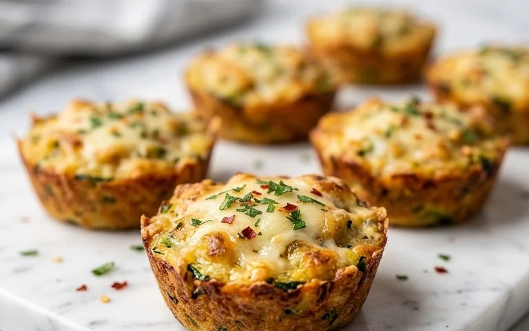 Zucchini Garlic Bites