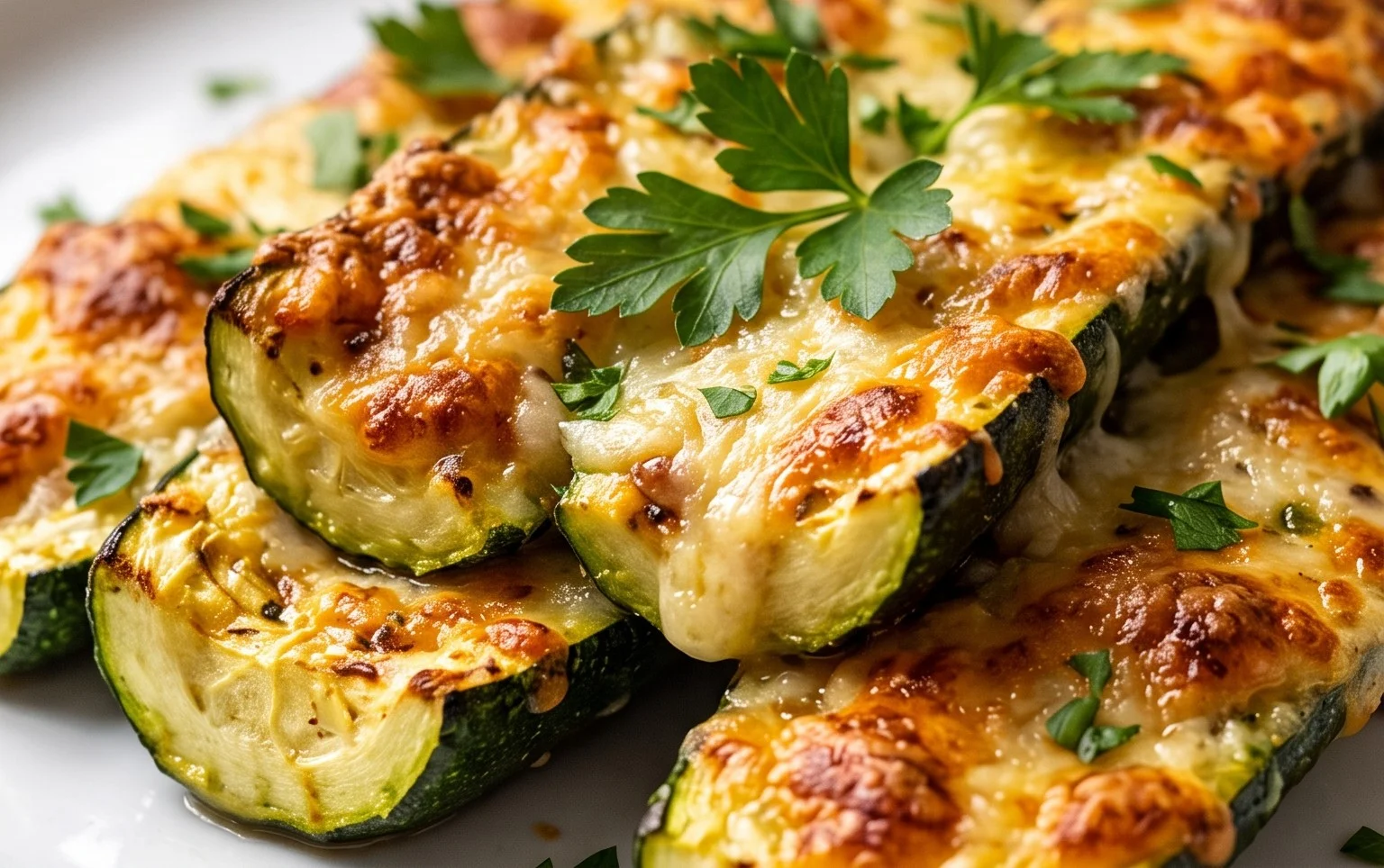 Baked Parmesan Zucchini