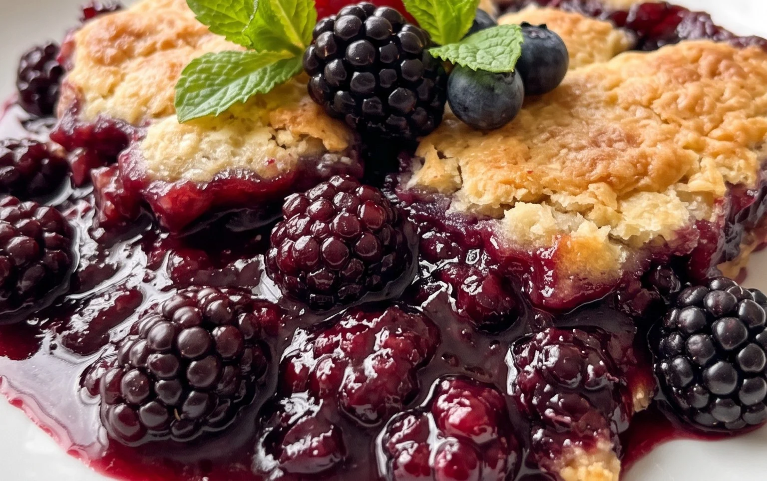 The Pioneer Women's Blackberry Cobbler