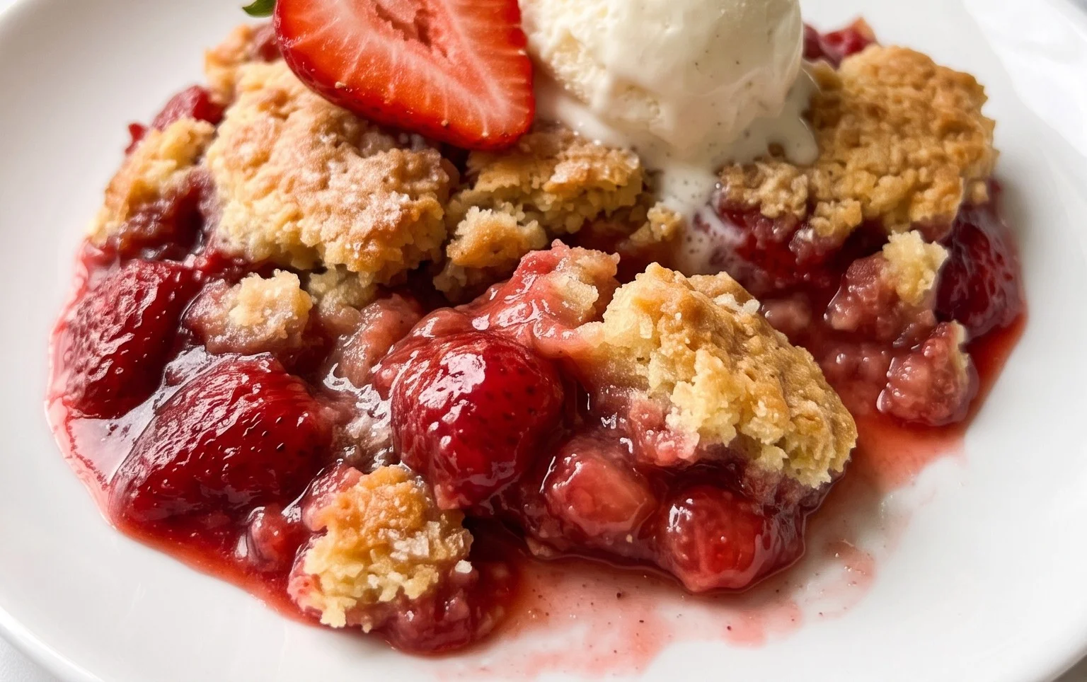 Strawberry Cobbler