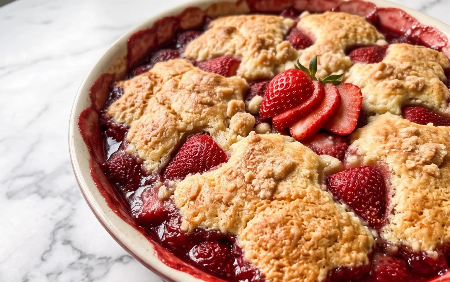 Strawberry Cobbler