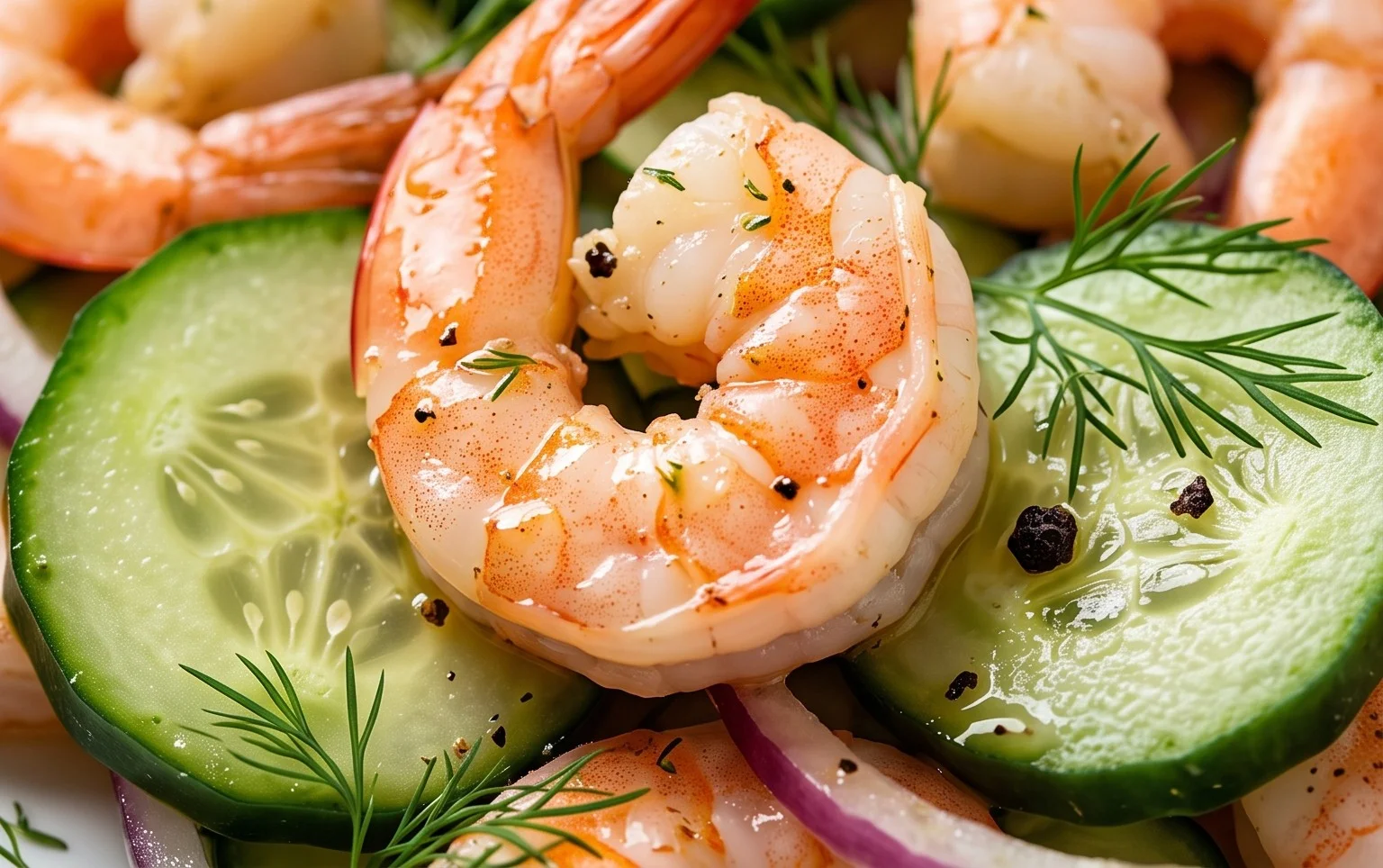 Cucumber Shrimp Salad