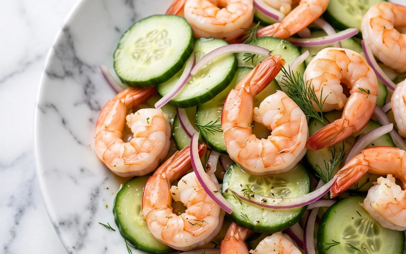 Cucumber Shrimp Salad