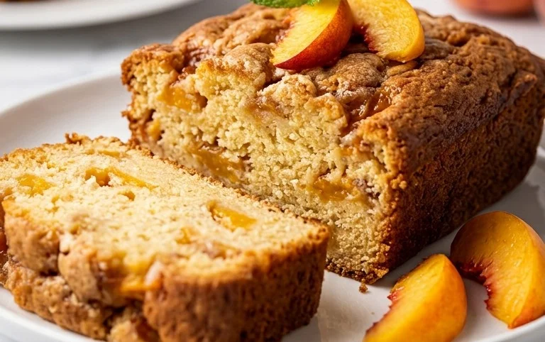 Peach Cobbler Pound Cake