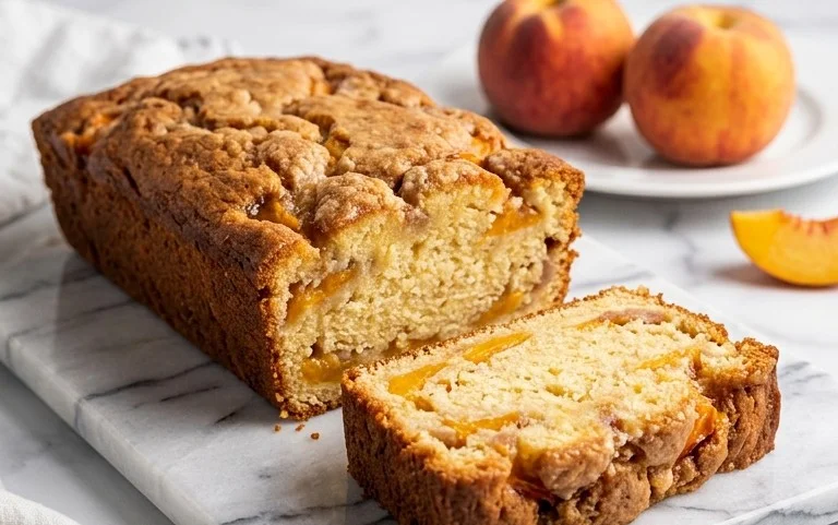 Peach Cobbler Pound Cake