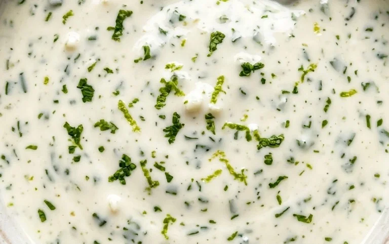 Creamy Garlic Lime Cilantro Sauce