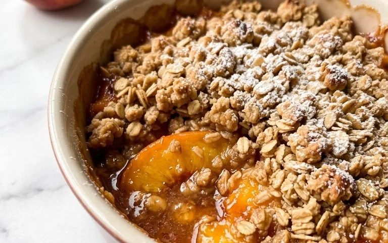 Fresh Peach Crisp Recipe