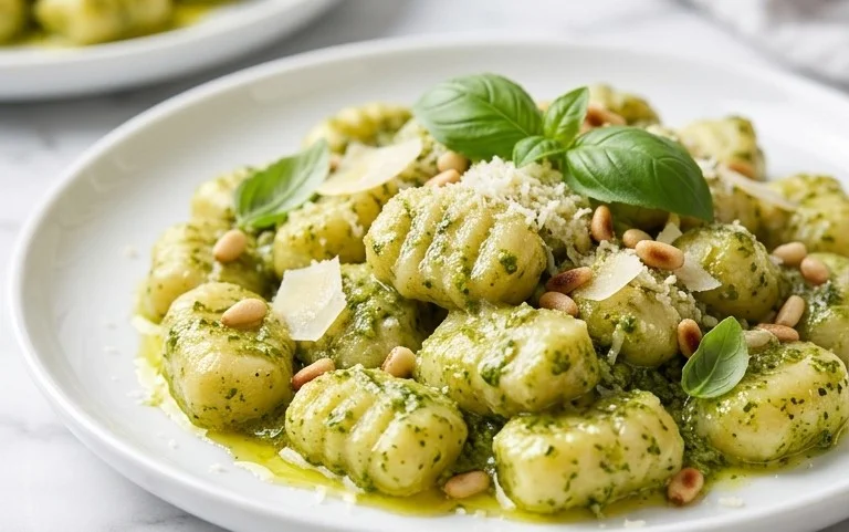 Creamy Pesto Gnocchi