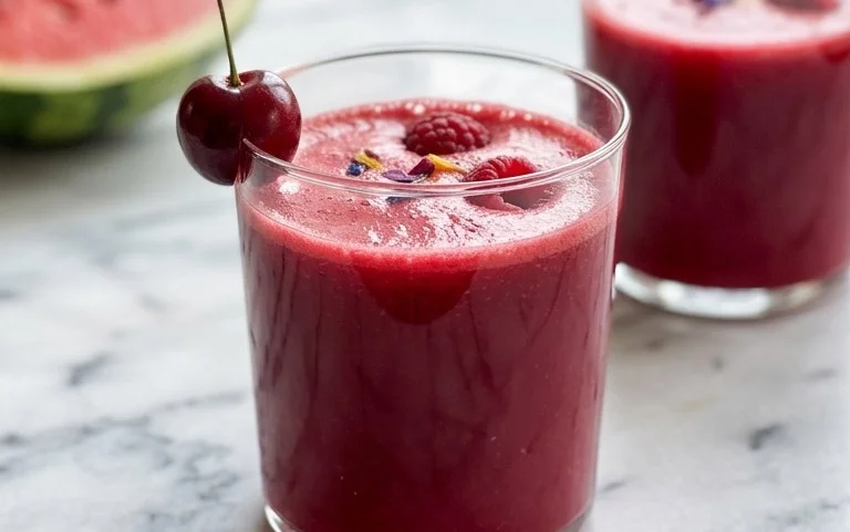 Watermelon Cherry Berry Beet Juice