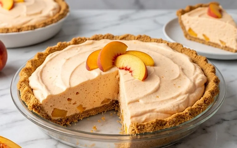 Peach Chiffon Pie