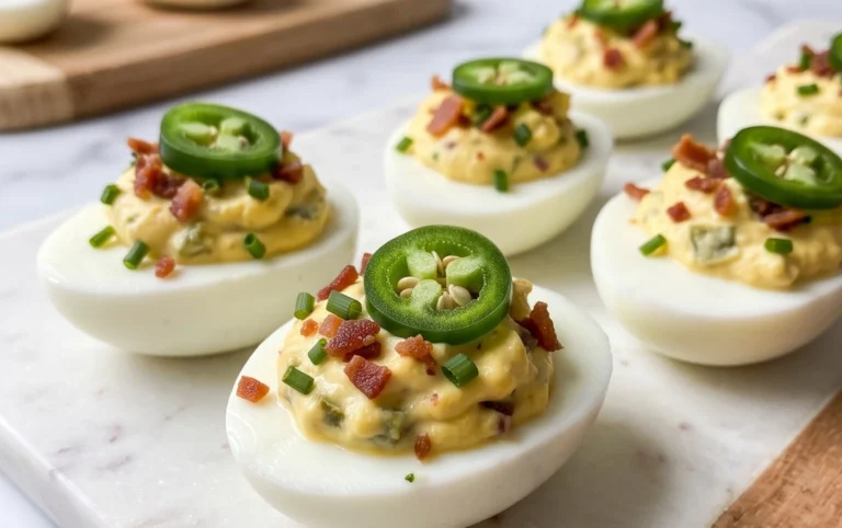 Jalapeno Popper Deviled Eggs