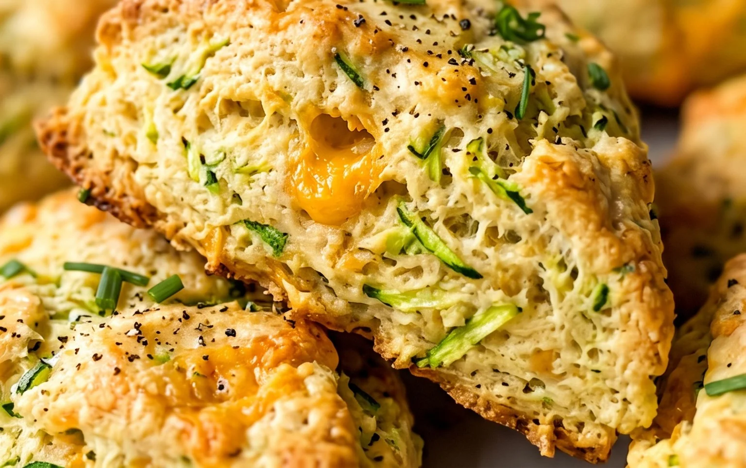 Zucchini Cheddar Scones