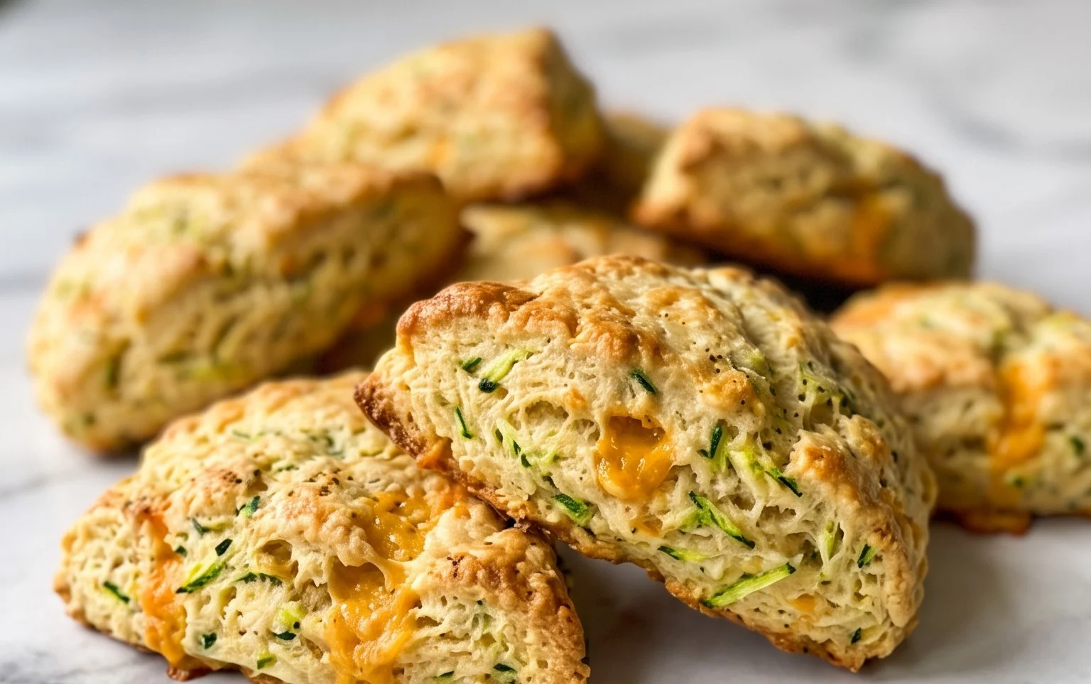 Zucchini Cheddar Scones