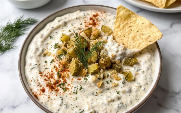 Easy Fried Pickle Dip (Dairy-Free Option)