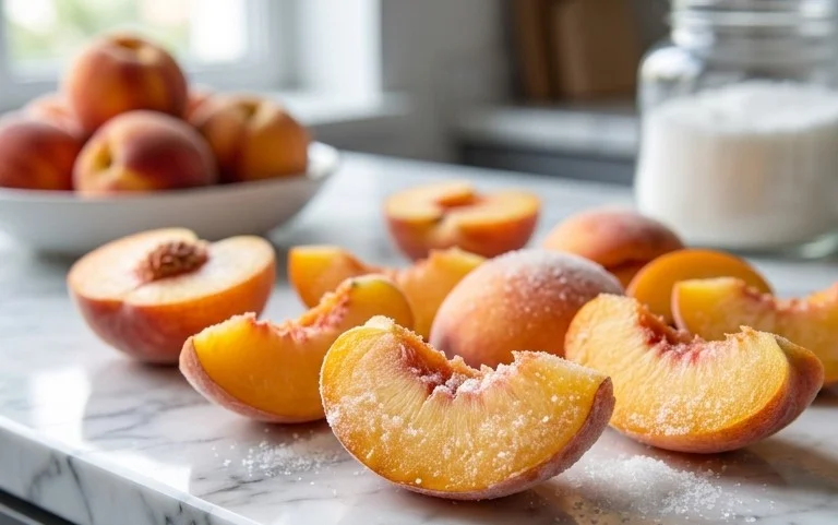 Freezing Peaches, How to Easily Freeze Peaches
