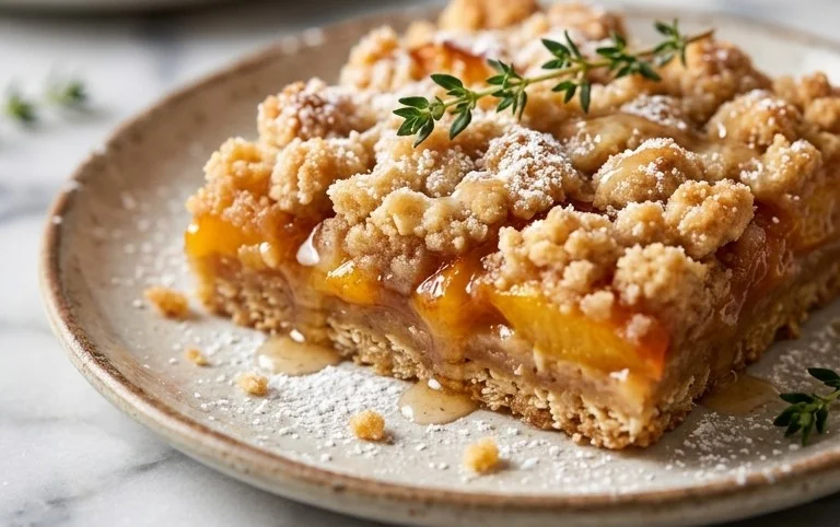 Fresh Peach Crum extractb Bars