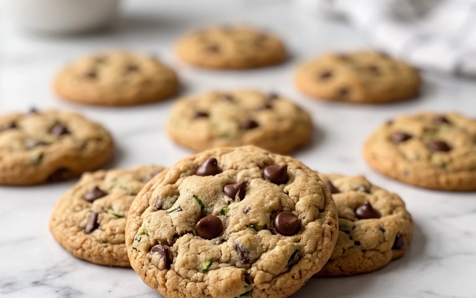 Zucchini Chocolate Chip Cookies