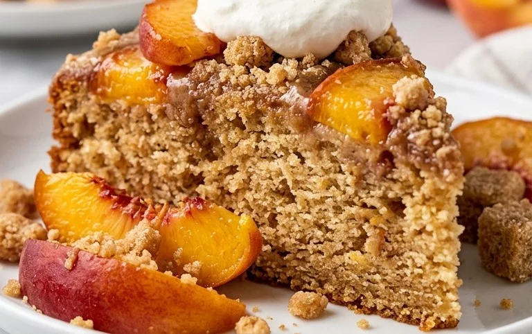 Brown Sugar Peach Cake
