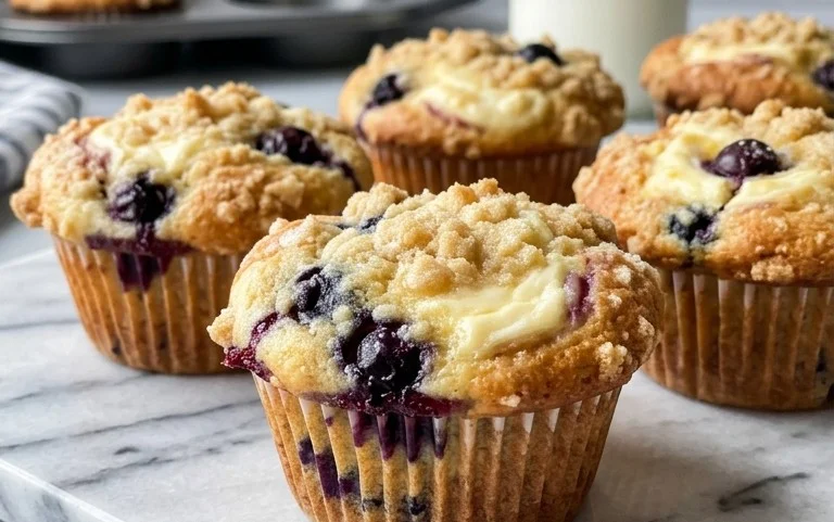 Berry Cream Cheese Muffins