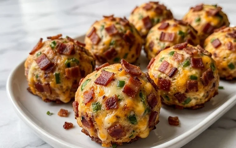 Beef Bacon Jalapeño Popper Cheese Balls