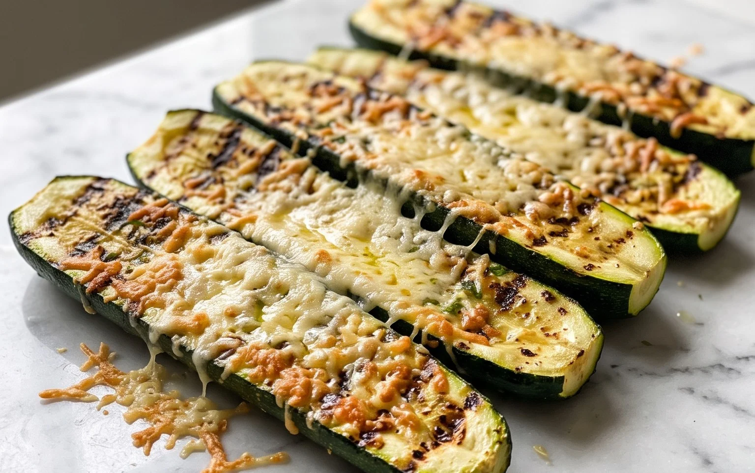Grilled Zucchini with Parmesan