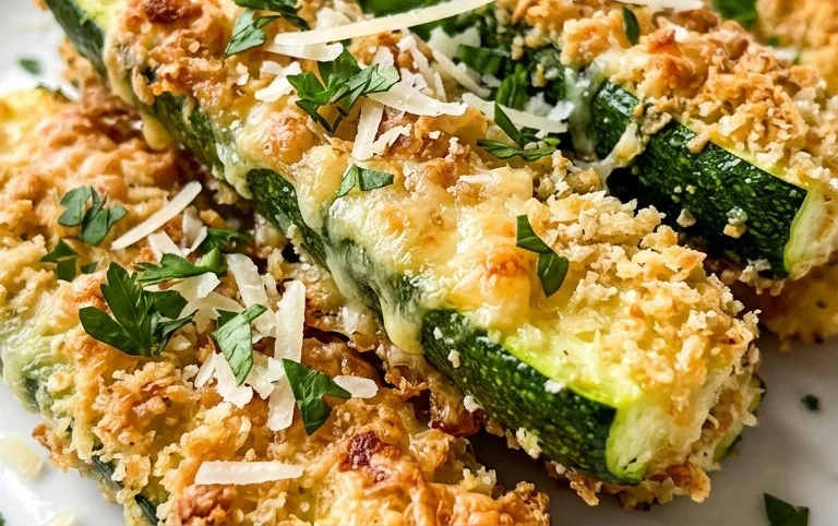 Parmesan Crusted Zucchini Sticks