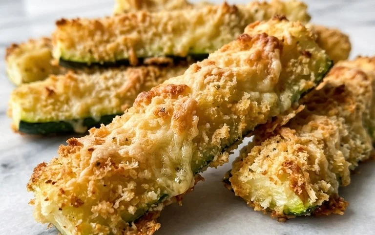 Parmesan Crusted Zucchini Sticks