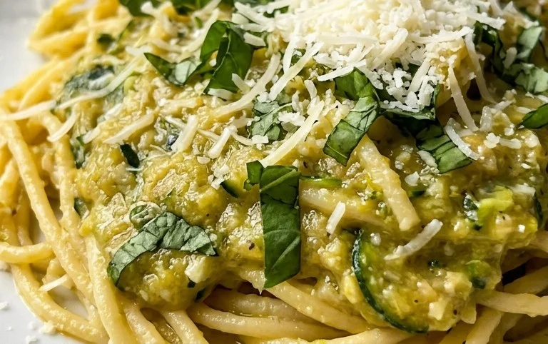 Simple Fresh Zucchini Pasta Sauce